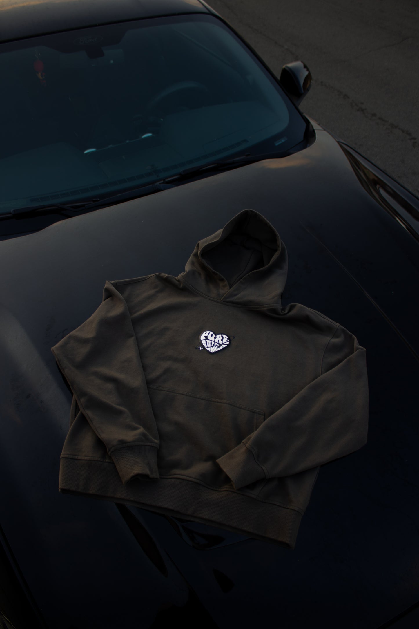 Dark Grey Heavyweight Gracias a Dios Hoodie